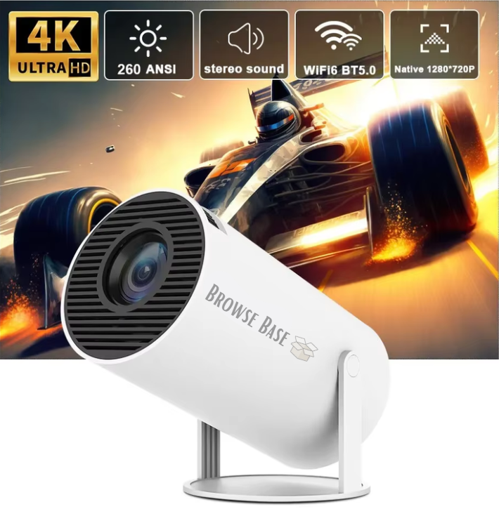 BrowseBase™ 4K Portable Projector